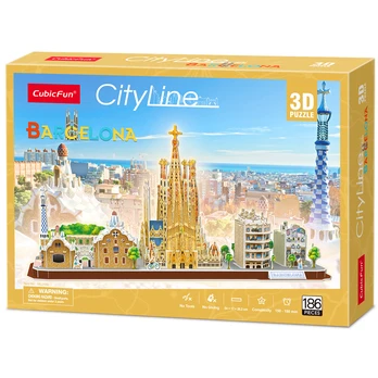 CUBIC FUN CUBICFUN 3D dėlionė „Barselona“