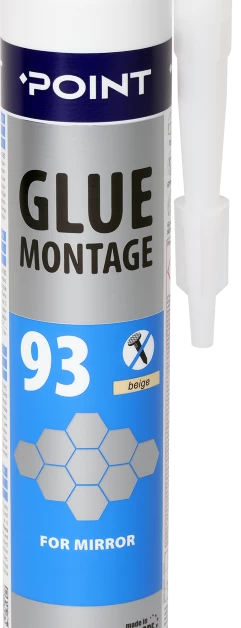 Montažiniai klijai POINT 93, 280 ml Veidrodžiams