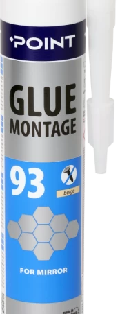 Montažiniai klijai POINT 93, 280 ml Veidrodžiams kaina