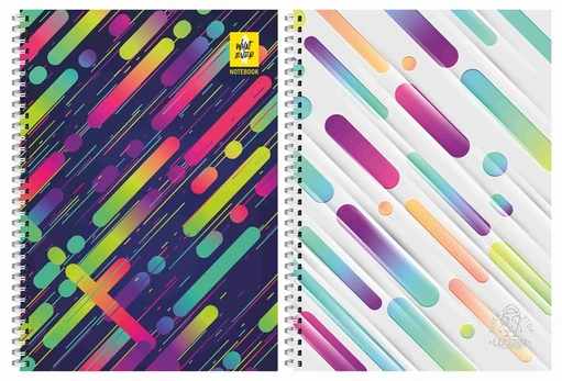 Bloknotas, A4, langeliais, 150 lapų, 70 gsm, su spirale šone