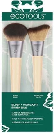Ecotools BLUSH + HIGHLIGHT brush duo 1 u