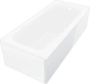 Prizma bathtub panel 170 cm - long side kaina