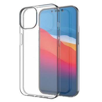 TelForceone Plonas 1 mm dėklas, skirtas iPhone 14 6,1" permatomas