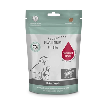 Platinum Fit-Bits Detox skanėstai šunims su vištiena, 150 g