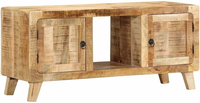 TV spintelė, 105x46x32 cm, masyvi mango mediena