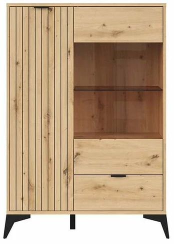 Komoda Lamea, ruda, 41 cm x 90 cm x 133 cm