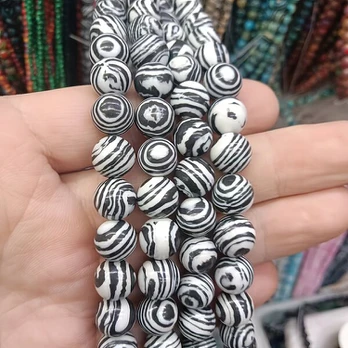 Akmens karoliukai, 6mm Approx 62pcs