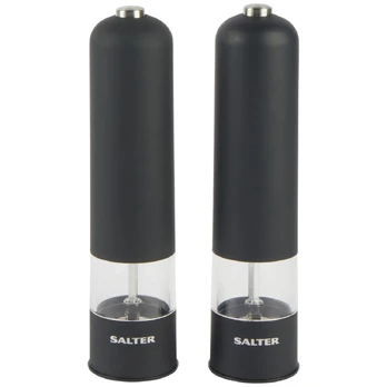 Salter 7524 BKXRUP1 Matt Black Electronic Mill rinkinys