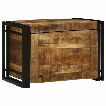 Saugojimo dėžė 60x40x41 cm Solid Rough Wood Mango