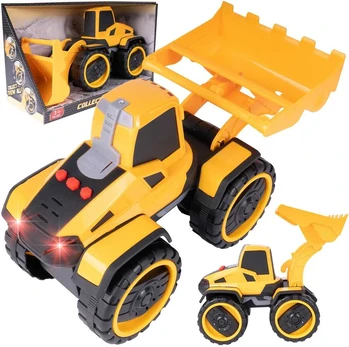 Žaislinis krautuvas ekskavatorius su pavara Buldozer Light Sound