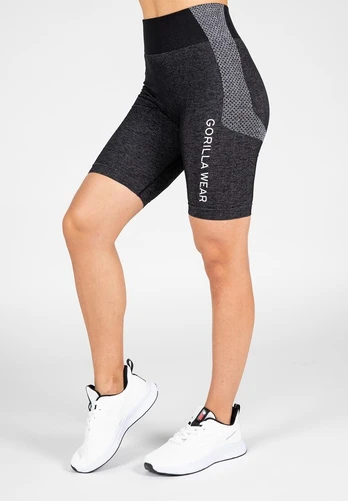 Gorilla Wear Selah Seamless Cycling Shorts - Black