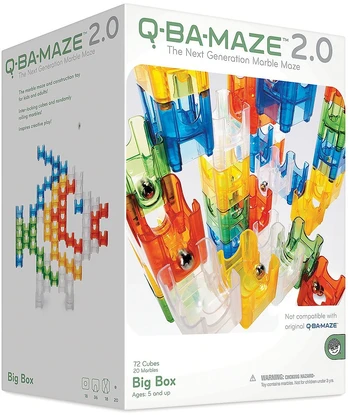 Q-BA-MAZE 2.0 rutuliukų labirintų konstruktorius