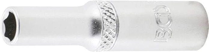 Lizdas, šešiakampis, gilus | 6,3 mm (1/4 colio) pavara | 6 mm BGS Technic-10506, Unique