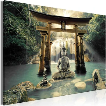 Artgeist Paveikslas - Buddha Smile (1 Part) Wide