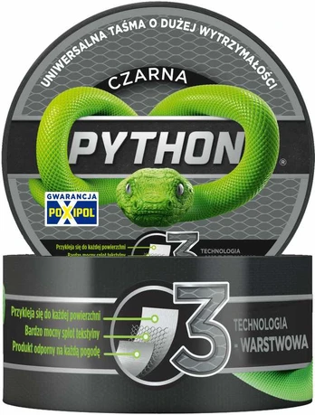 BRIPOX TAŚMA UNIWERSALNA PYTHON 48mm x 9m Juoda