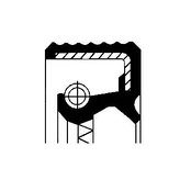 CORTECO CO49366782 Crankshaft seal