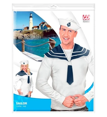 SAILOR dress-up set (collar, hat)