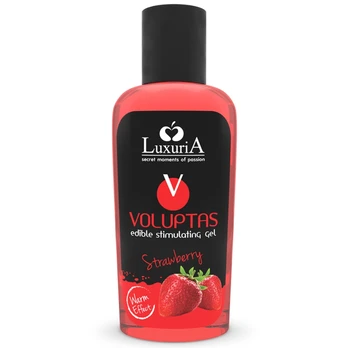 INTIMATELINE LUXURIA - Voluptas Edible Gel - Braškė 100 ml