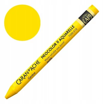 Caran D'ache Neocolor Ii akvarelinė kreidelė, geltona