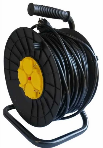 Kabelinė ritė 25m/3x2.5mm2/4 hermetinės rozetės