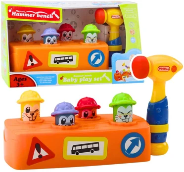 Interactive Toy Colorful Mallet Hammer Hamsters Road Works
