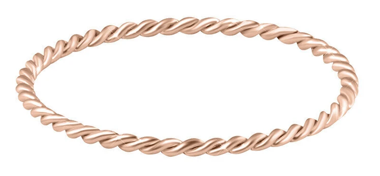 Troli Minimalist auksinis-plated Rose Gold ring