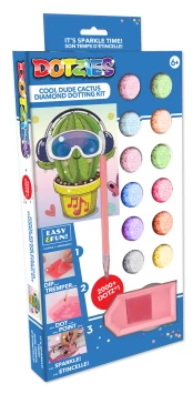 DIAMOND DOTS kūrybinis rinkinys piešimas deimantais Cool Dude Cactus, DTZ3.009 kaina
