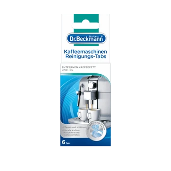 Kavos aparatų valymo tabletės 6 vnt 22 g, Dr.Beckmann
