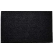 Juodas pvc durų kilimėlis, 90 x 150 cm kaina
