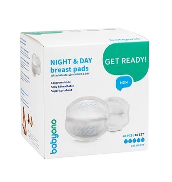 BabyOno įdėklai į liemenėlę NIGHT / DAY 40 vnt 297/01 297/01