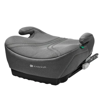 KINDERKRAFT automobilinė kėdutė I-BOOST 2 PRO, pilka, KCIBOO02GRYPR00