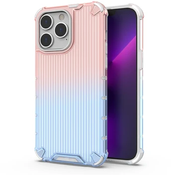 Hurtel Ombre dėklas iPhone 13 Pro Max – rož.-mėl.