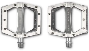 Pedalas Cube Flat CMPT 14144, aliuminis, pilka, 2 vnt.