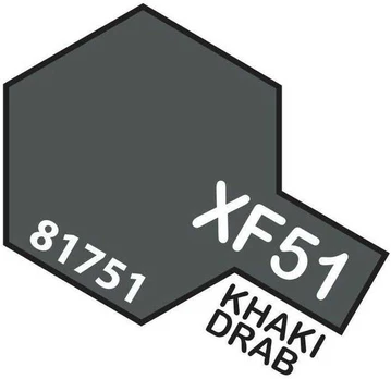 Tamiya XF-51 Khaki Drab akriliniai dažai 10 ml