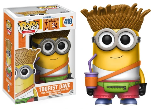 POP Vinyl Despicable Me 3 Dave Tourist