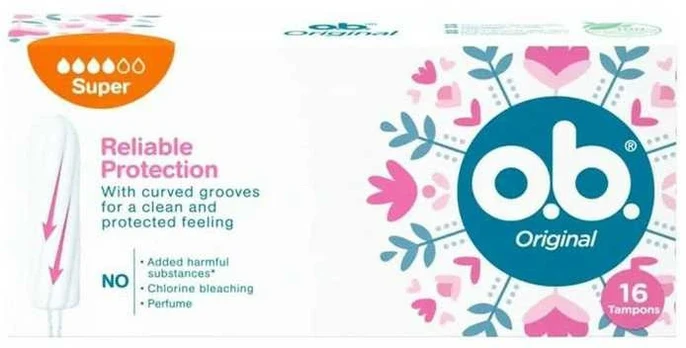 Tamponai O.B. Original Super 16vnt