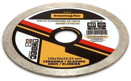 Baumajster deimantinis diskas keramikai 230x2,6mm