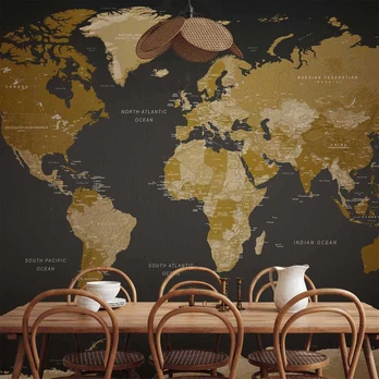 Artgeist Fototapetas - World Map: Modern Geography