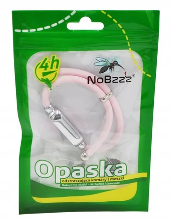 NoBzzz apyrankė nuo uodų suaugusiems, rožinė