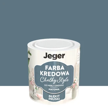 Dažai, baldams Jeger Chalk Paint Prussian Blue, matinis, 0.5 l, melsva