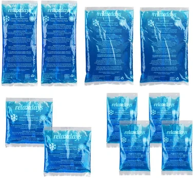 Relaxdays Vėsinimo gelio paketų rinkinys