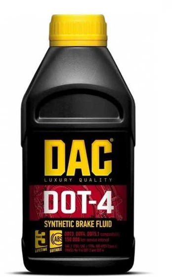 Stabdžių skystis DAC DOT-4, 1L