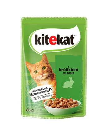 KITEKAT Triušis padaže 85 g suaugusioms katėms