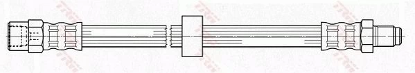 TRW PHB561 Brake hose