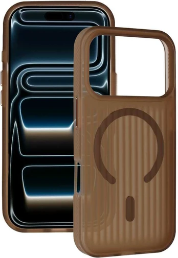 Tel Protect Twist Magsafe dėklas skirtas Apple iPhone 17 Pro Max coffee ruda