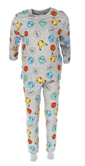 Pokemon pižama ilgomis rankovėmis