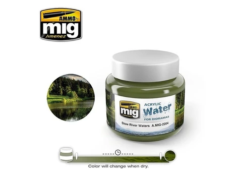 AMMO by MIG Jimenez AMMO MIG - Akrilinis vanduo SLOW RIVER WATER, 250ml, 2204