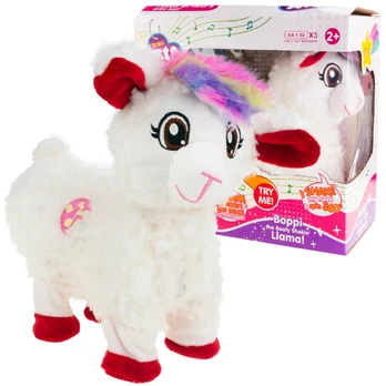 Pliušinis žaislas Llama, baltas, 20 cm