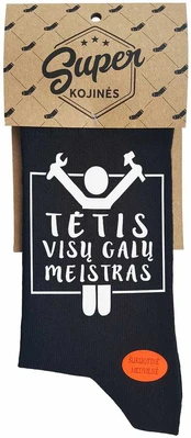 Kojinės "Tėtis - visų galų meistras"