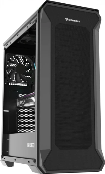 NATEC Genesis PC dėklas Irid 505F Midi bokštas USB 3.0